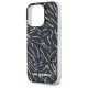 Karl Lagerfeld dėklas iPhone 16 Pro su virvele Zebra, violetinis