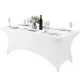 Tamprus elastinis stalo užvalkalas GreenBlue GB371, 180x75x74 cm, baltas