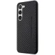 Mercedes AMG Carbon Stripe dėklas, skirtas Samsung Galaxy S23+, juodas