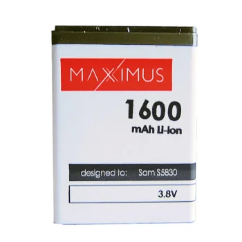 Maxximus baterija skirta Samsung S5830 Ace, 1600 mAh