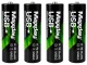 Įkraunamos AAA Li-Ion baterijos 1.5V 660mWh su USB-C, 4 vnt.