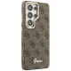 Dėklas Guess 4G Script MagSafe skirtas Samsung Galaxy S26 Ultra, rudas