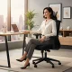 Ergonominė biuro kėdė ModernHome 139942, juoda