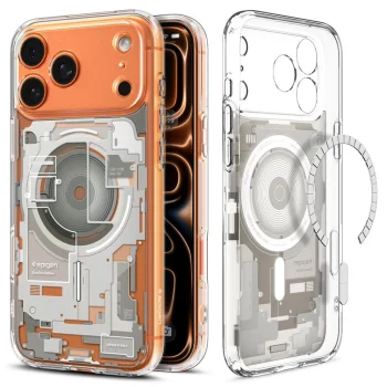 Spigen Ultra Hybrid Mag Zero One dėklas, skirtas iPhone 17 Pro, Titanium