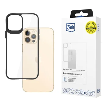 iPhone 12 Pro Max dėklas 3mk Satin Armor Case+, skaidrus