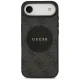 Guess 4G Circle Classic Logo MagSafe dėklas telefonui iPhone Air, juodas