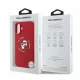 Karl Lagerfeld Silicone Karl&Choupette Heads Ring MagSafe dėklas iPhone 16, raudonas