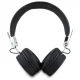 Guess GUBH70PGTSPSK belaidės ant ausų dedamos ausinės su Bluetooth 5.3 ir ENC, juodos