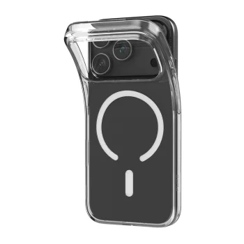 Puro dėklas iPhone 17 Pro telefonui 0.3 MAG Ultra-Slim TPU, skaidrus