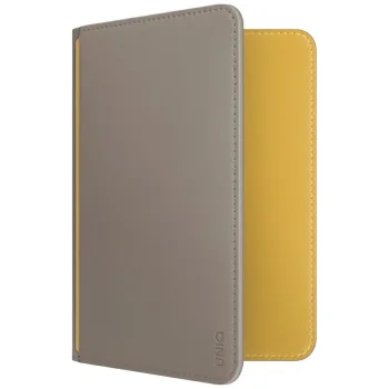 Uniq Belmont RFID Blocking Passport Case Grey/Yellow