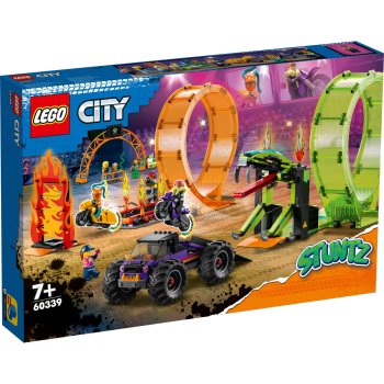LEGO City Stuntz 60339 Dvigubos kilpos kaskadininkų arena