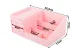 Cosmetic and Jewelry Organizer with 2 Drawers, Pink