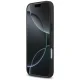 Mercedes dėklas iPhone 17 Pro Max telefonui Leather Large Laurel Leave MagSafe, juodas