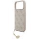 Guess dėklas iPhone 17 Pro Max iš 4G Charms Collection MagSafe, rožinis