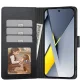 Atverčiamasis dėklas Tech-Protect Wallet, skirtas Xiaomi Poco F8, juodas