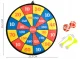 Safe Hook-and-Loop Dart Board Game for Kids with Balls and Darts