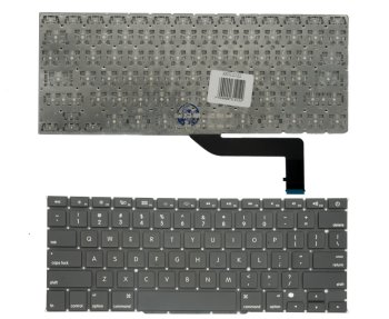Extra Digital Apple MacBook Pro 15" Retina A1398 klaviatūra, US, juoda