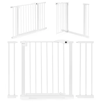 Ecotoys apsauginiai varteliai laiptams ir durims, 74-105 cm, balti