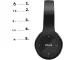 Belaidės ausinės P47 su „Bluetooth“, mikrofonu ir FM radiju, juodos