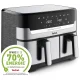 Karšto oro gruzdintuvė Tefal Dual Easy Fry & Grill EY905D, 8.3 l