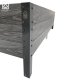 KLASIKA Woodlook pakopinė pakelta lysvė 225x75 cm, pilka