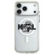 Karl Lagerfeld MagSafe dėklas iPhone 17 Pro Max, Karl & Choupette Sketch
