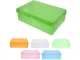 Stackable Shoe Storage Boxes, 10 Pack Clear Plastic Organizer, Multicolor