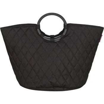 Skalbinių krepšys Reisenthel Loophome S, 42 x 40 x 42 cm, Rhombus Black