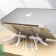 Tech-Protect Alustand sulankstomas aliuminis nešiojamojo kompiuterio stovas iki 16\", tamsiai pilkas