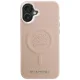 Karl Lagerfeld Initial & Metal Logo MagSafe dėklas telefonui iPhone 16 Plus, rožinis