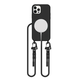 Tech-Protect MagNecklace MagSafe dėklas iPhone 12 / 12 Pro, juodas