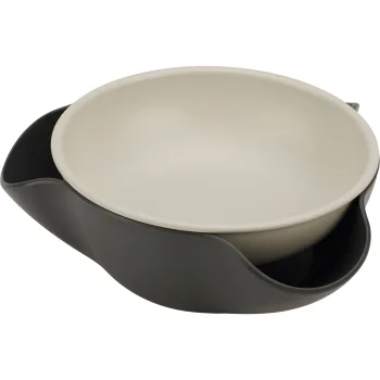 Užkandžių indas Joseph Joseph Double-Dish, pilkas