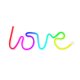 LED neono iškaba Forever Light FLRN01 LOVE RGB su nuotolinio valdymo pultu
