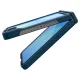 Dėklas Spigen AirSkin Aramid MagFit skirtas Samsung Galaxy Z Flip 8, Navy Blue