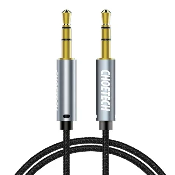 Choetech garso laidas 3.5mm AUX, M-M, 1.2m, juodas