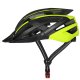 Wozinsky MTB Bike Helmet with USB Rear Light M - Black and Yellow
