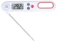 Sulankstomas virtuvinis termometras su LCD ekranu 07176_B, baltas