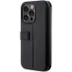 Apple iPhone 14 Pro Max 6.7\'\' BMW Leather Stamp Blue Lines Book Case Cover (BMBKP14X22RVSK), Black