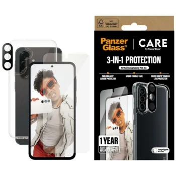 CARE by PanzerGlass Flagship 3in1 apsaugos rinkinys Samsung Galaxy A36 5G