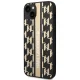 Karl Lagerfeld Monogram Stripe dėklas, skirtas iPhone 14 Plus, rudas