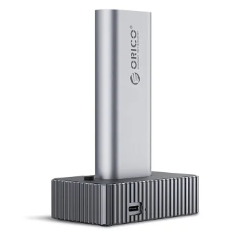 Orico IT18C3 M.2 NVMe/SATA SSD diskų dokas, pilkas