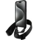 BMW M Edition Carbon Tricolor Lines & Strap dėklas iPhone 15 Pro Max, juodas