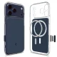 Spigen Thin Fit MagSafe dėklas iPhone 17 Pro - skaidrus tamsiai mėlynas