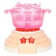 3D geliukų figũrėlių gamybos rinkinys Magic Kitchen, 62 dalys, abrikosų spalvos