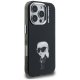 Karl Lagerfeld IML Aquarelle Karl & Logo MagSafe dėklas iPhone 16 Pro Max, juodas