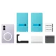 Samsung Clear Magnet Case dėklas Galaxy Z Fold 8 su MagSafe ir 2 plėvelėmis, skaidrus