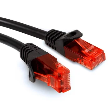 Maclean MCTV-741 Cat6 UTP tinklo laidas, 20 m, juodas