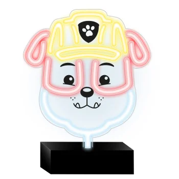 Psi Patrol Rubble LED neonas su stovu
