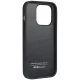Audi Synthetic Leather dėklas telefonui iPhone 14 Pro 6.1\", juodas