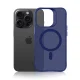 3mk Smoke MagCase dėklas iPhone 16 Pro Max, Mėlynas pusiau skaidrus
